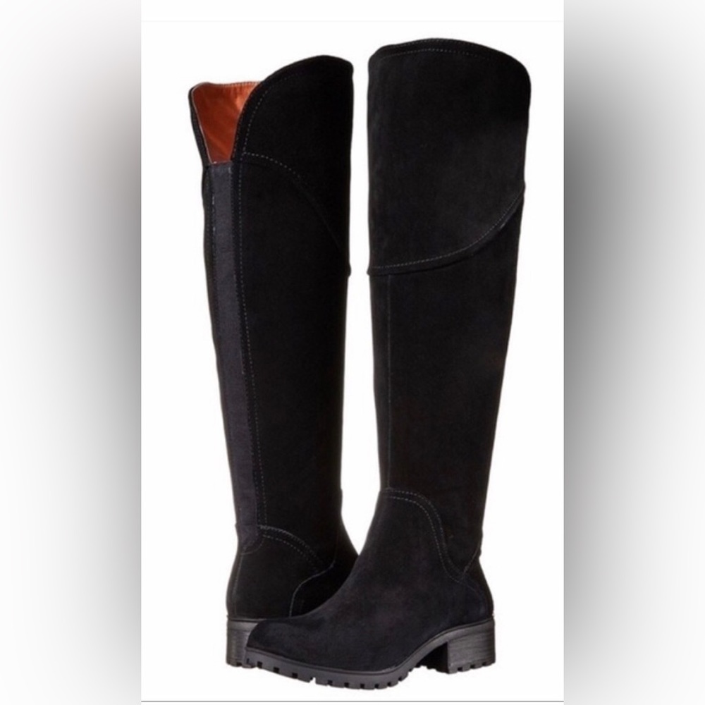 Lucky brand over the knee suede boots